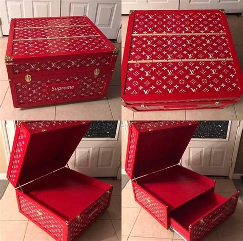 supreme lv shoe box